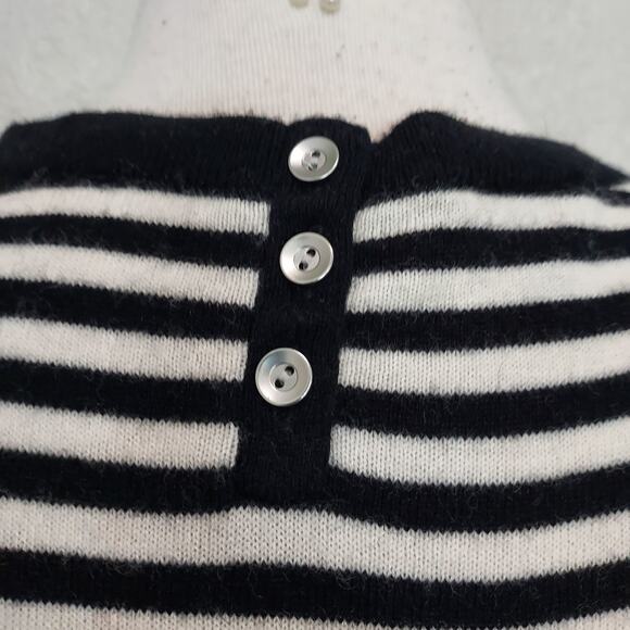 Talbots Black & White Wool Blend Size M - Picture 10 of 12